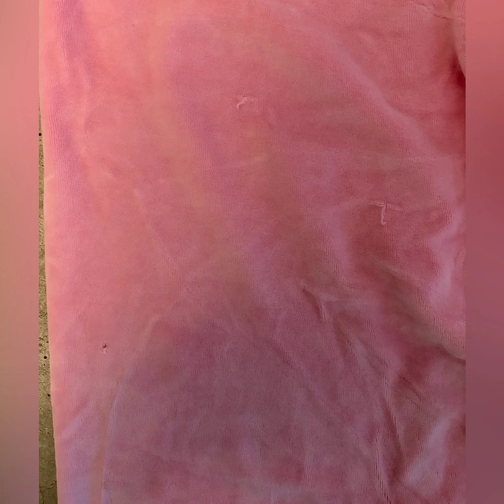 VINTAGE 2005 Rare PINK Victoria's Secret Pink Velour Track Pants Size Medium